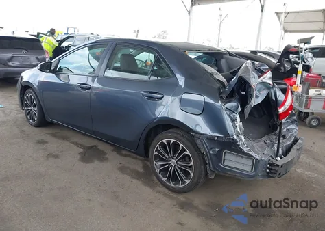 2015 Toyota Corolla S Plus из США, поврежденный, VIN 5YFBURHE9FP301141
